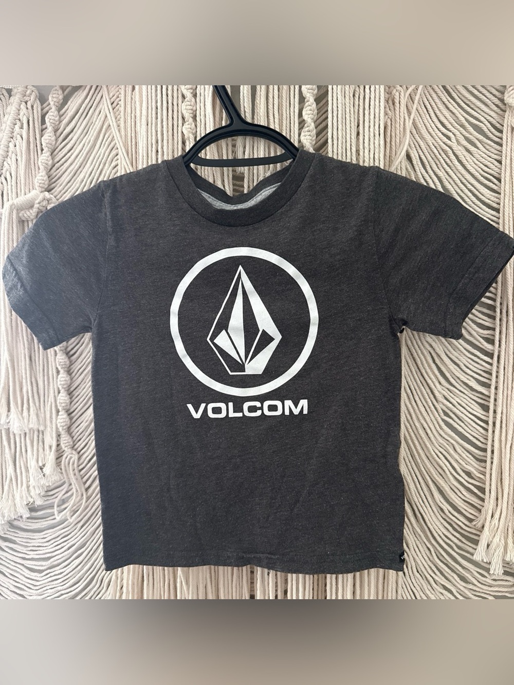 Volcom Kids Black Graphic Logo Tee